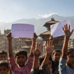 बालबालिकालाई जुलुसमा प्रयोग
