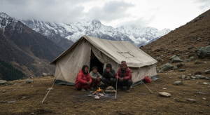 लिम्बू परिवार विस्थापित