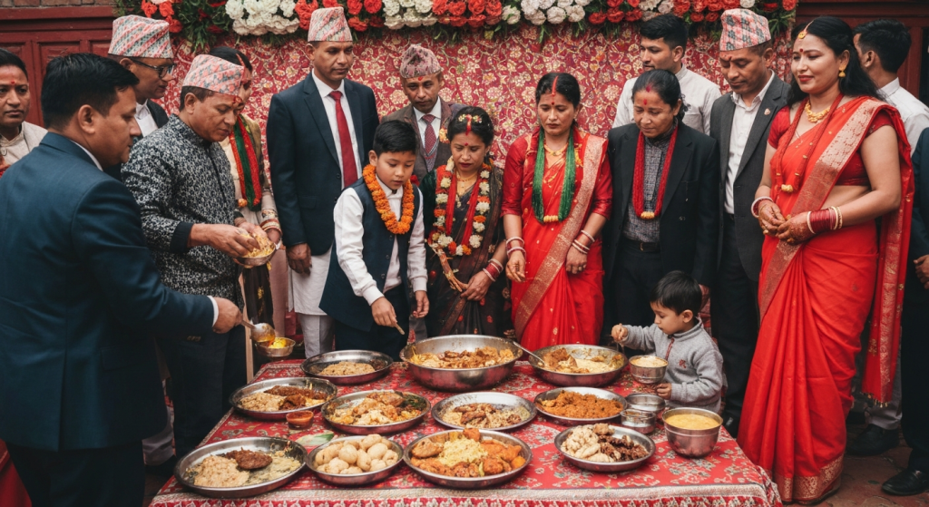 भोजमा फालिने खाना