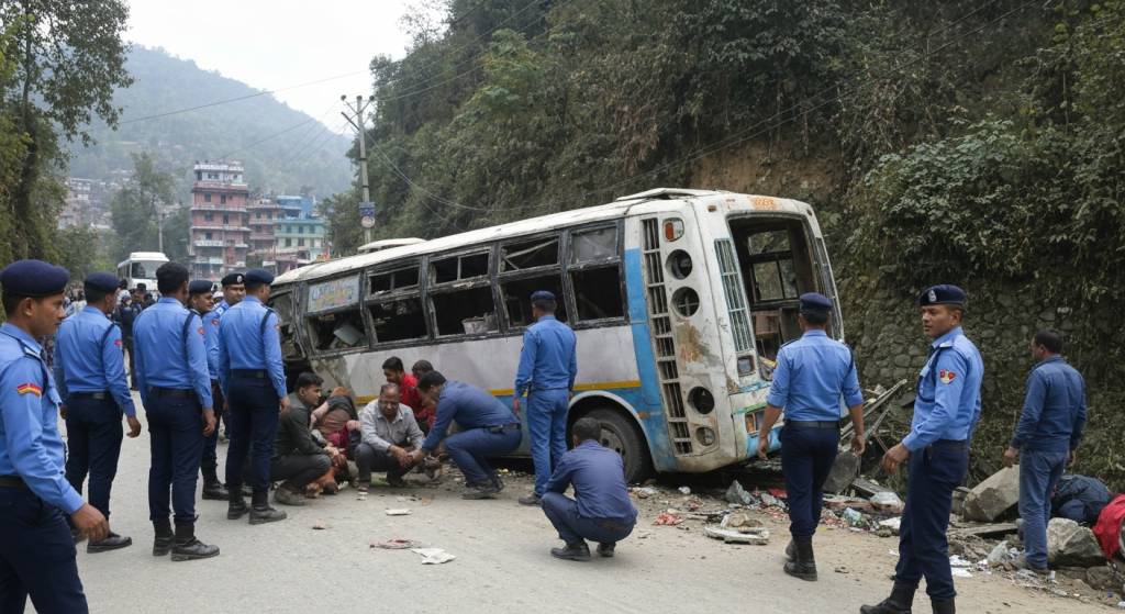 काभ्रे बस दुर्घटना