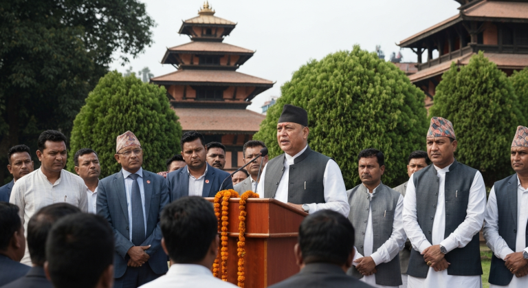 मन्त्री अनुपस्थित संसद