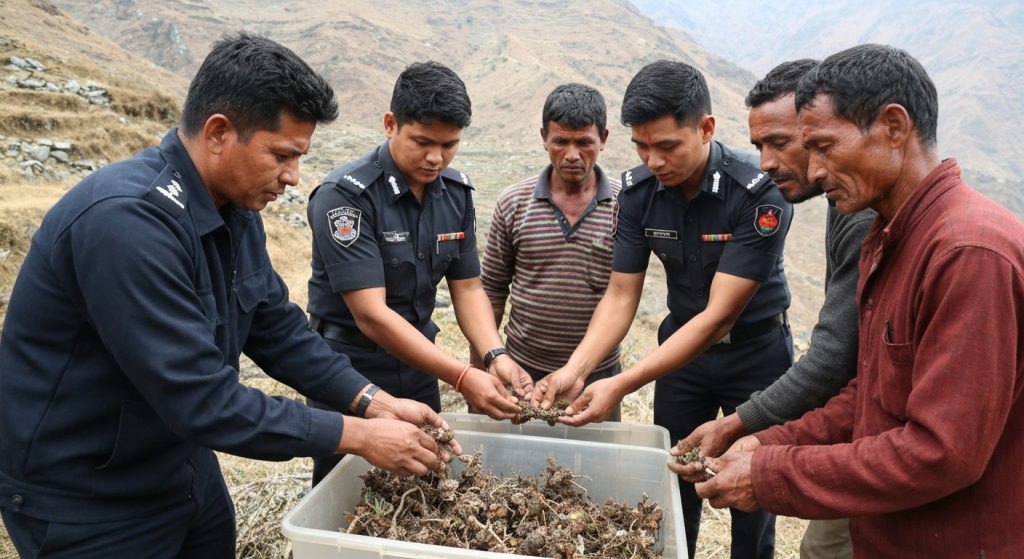 यार्सागुम्बा अवैध संकलन