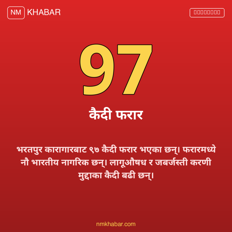 भरतपुर कारागारका फरार कैदी
