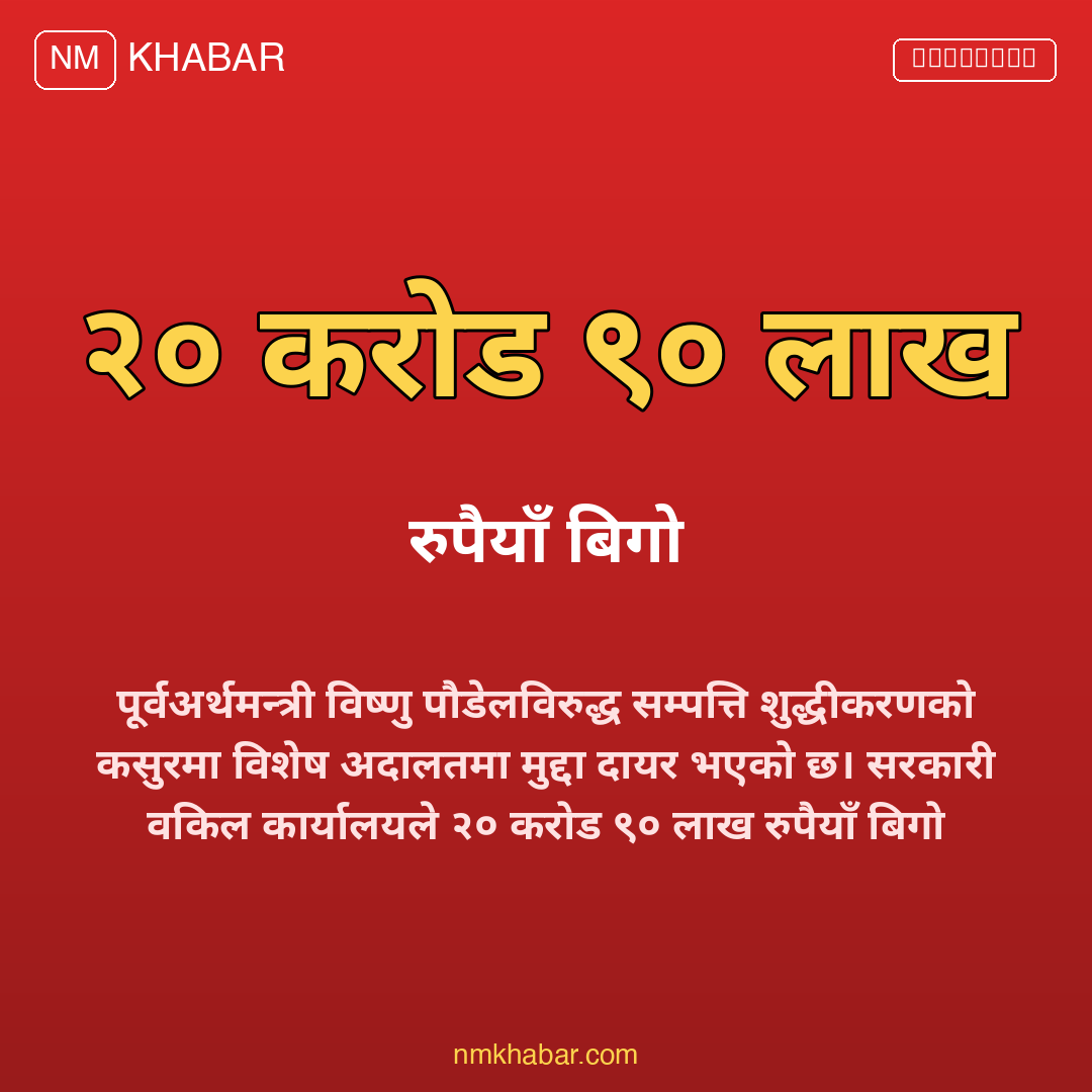 विष्णु पौडेल मुद्दा