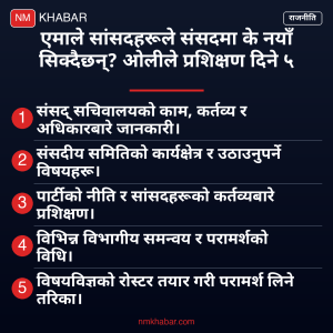 एमाले सांसद प्रशिक्षण