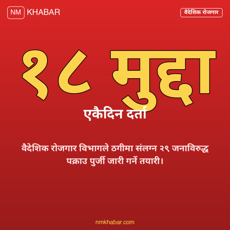 वैदेशिक रोजगार विभाग मुद्दा