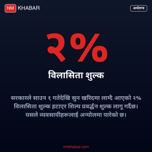 सुनमा नयाँ शुल्क