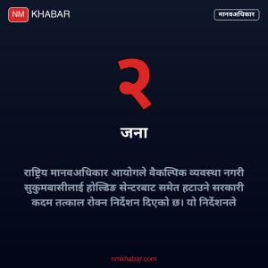 मानवअधिकार आयोग सुकुमबासी