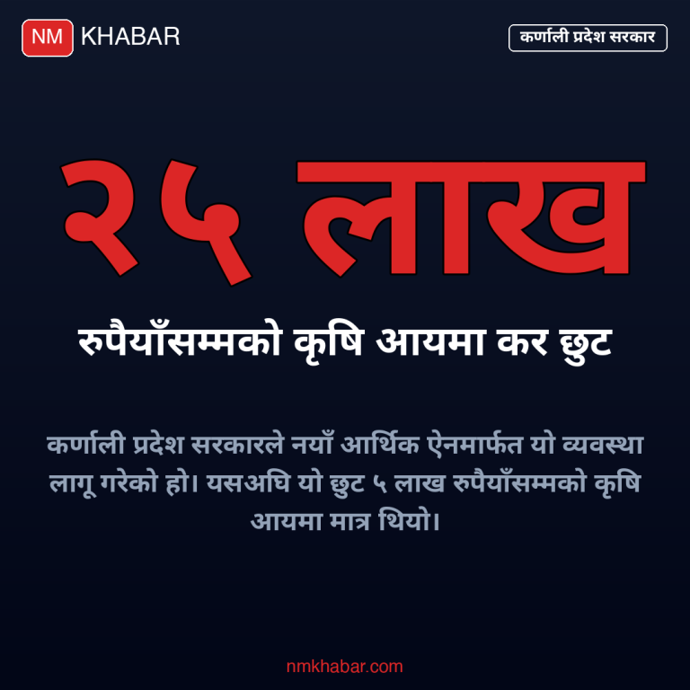 कर्णाली कृषि कर छुट