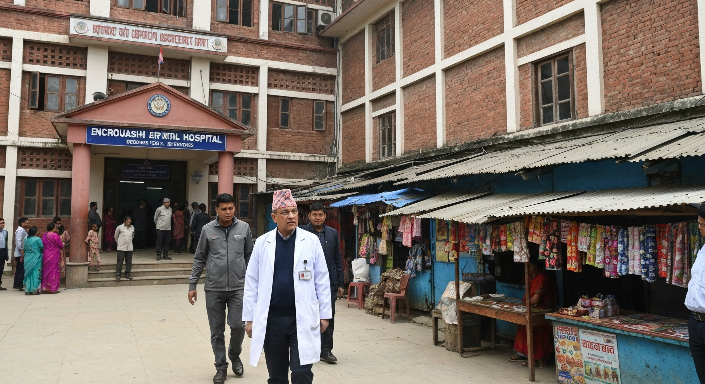 कोशी अस्पताल जग्गा अतिक्रमण