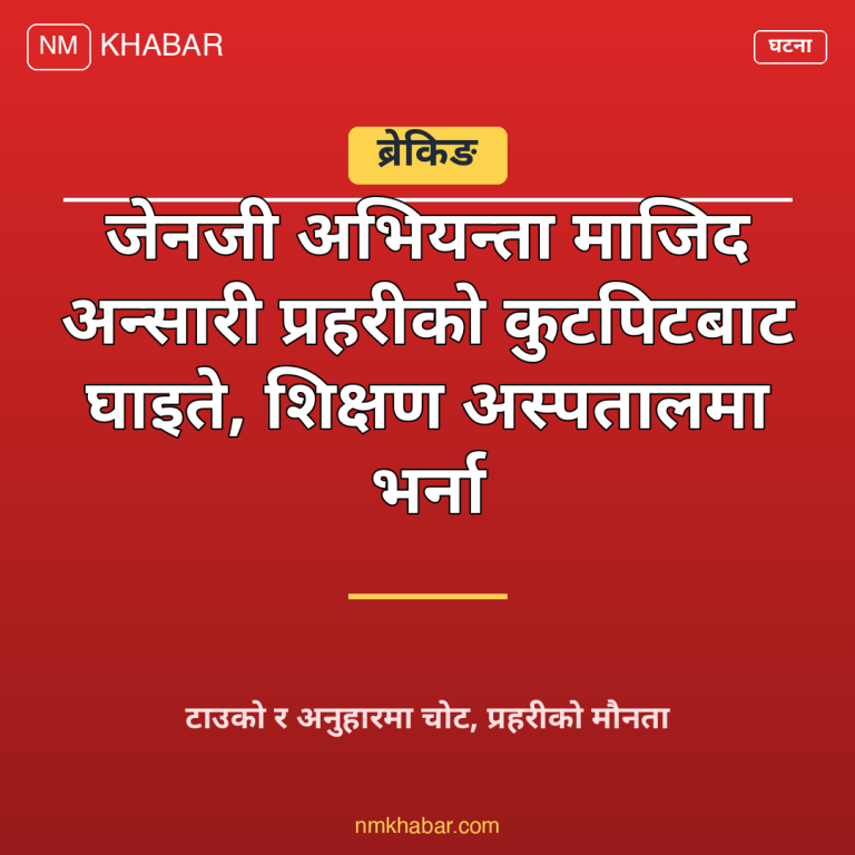 जेनजी अभियन्ता माजिद अन्सारी