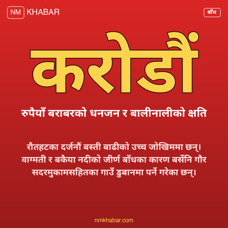 रौतहट बाढी जोखिम