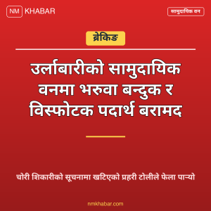 भरुवा बन्दुक विस्फोटक पदार्थ उर्लाबारी