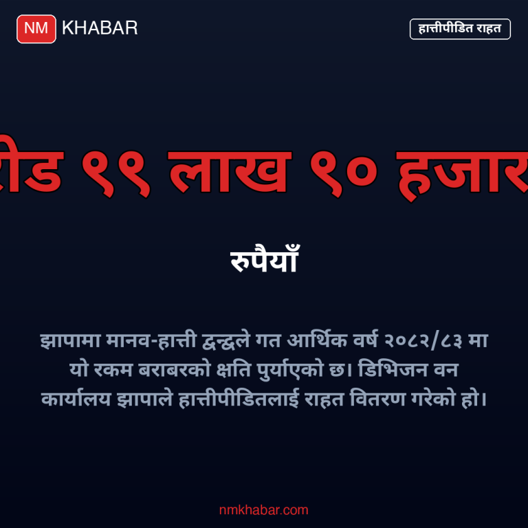 झापा हात्तीपीडित राहत