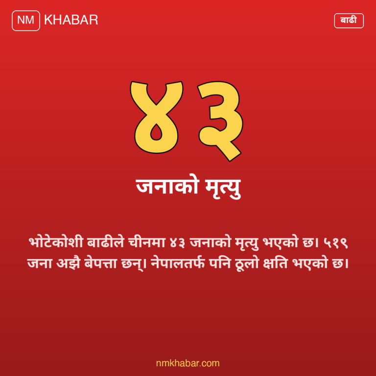 भोटेकोशी बाढी राहत