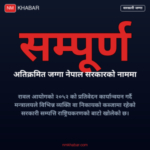 सरकारी जग्गा फिर्ता