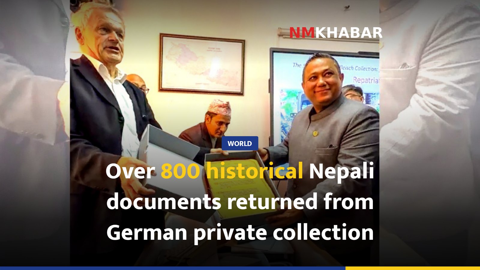 Over 800 historical Nepali documents returned from German private collection