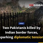 Two Pakistanis killed by Indian border forces, sparking diplomatic tension