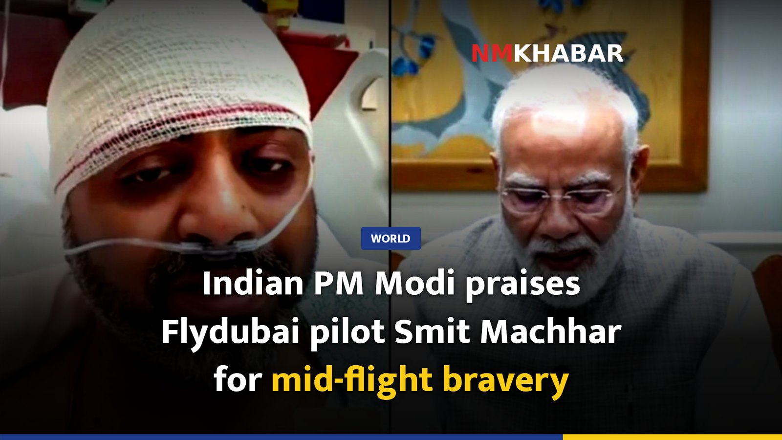 Indian PM Modi praises Flydubai pilot Smit Machhar for mid-flight bravery