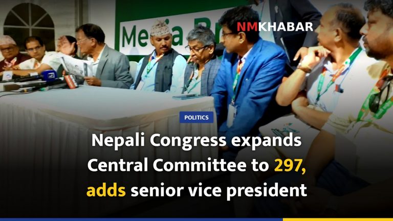 Nepali Congress expands Central Committee to 297, adds senior vice president