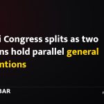 Nepali Congress splits as two factions hold parallel general conventions