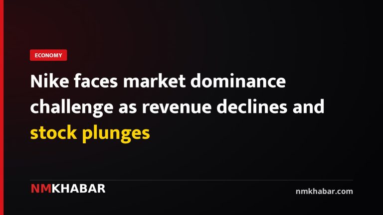 Nike faces market dominance challenge as revenue declines and stock plunges