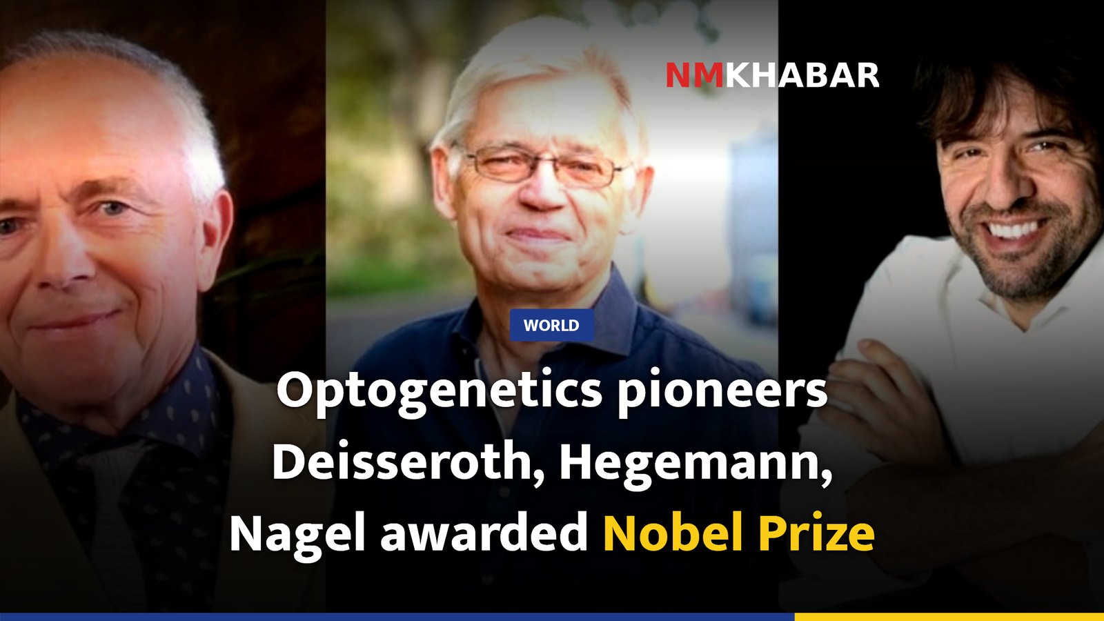 Optogenetics pioneers Deisseroth, Hegemann, Nagel awarded Nobel Prize