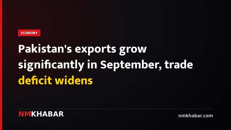 Pakistan's exports grow significantly in September, trade deficit widens