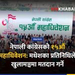 कांग्रेस महाधिवेशन मधेश