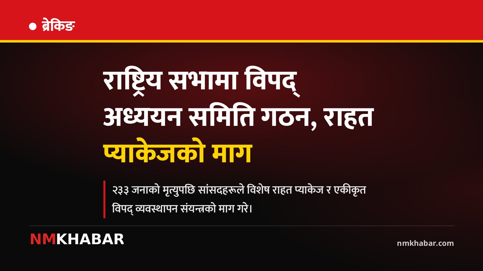 राष्ट्रिय सभा, विपद् व्यवस्थापन, राजनीतिक जवाफदेही